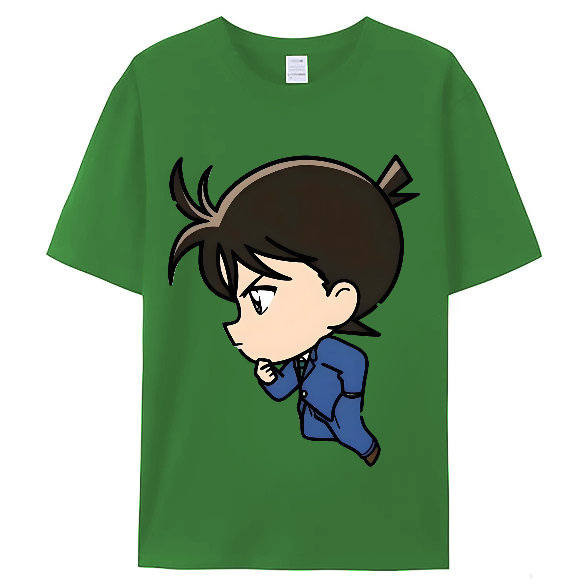 （画像用） 名探偵コナン 江戸川 コナン Detective Conan Conan Edogawa レディースカジュアルプリントTシャツ（綿100％）